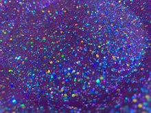 Load image into Gallery viewer, Decorative Plate - Purple Glitter