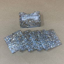 Load image into Gallery viewer, Gold and Silver Coaster Set