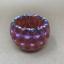 Load image into Gallery viewer, Pearly Pink Pot with Colorful Chunky Glitter