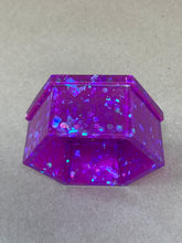 Load image into Gallery viewer, Pretty Purple Hexagonal Tiny Pot
