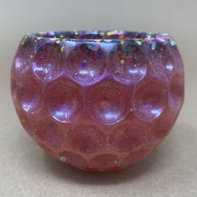 Load image into Gallery viewer, Pearly Pink Pot with Colorful Chunky Glitter
