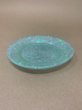 Load image into Gallery viewer, Decorative Plate - Green Glittery