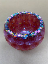 Load image into Gallery viewer, Pearly Pink Pot with Colorful Chunky Glitter