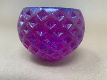 Load image into Gallery viewer, Pinkish-Purple Pot with Purple and Blue Glitter