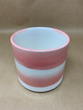 Load image into Gallery viewer, Rose & White Swirl Ceramic Pot