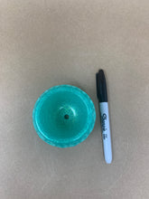 Load image into Gallery viewer, Tremendous Teal Pot with Green & Gold Glitter