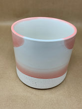 Load image into Gallery viewer, Rose & White Swirl Ceramic Pot