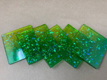 Load image into Gallery viewer, Green Gradient Coaster Set