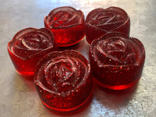 Load image into Gallery viewer, Red Rose Magnets - Set of 5