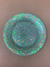 Load image into Gallery viewer, Decorative Plate - Green Glittery