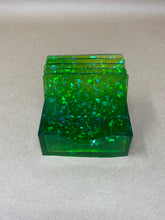 Load image into Gallery viewer, Green Gradient Coaster Set