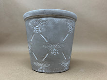 Load image into Gallery viewer, Carved Bee Pot
