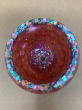 Load image into Gallery viewer, Pearly Pink Pot with Colorful Chunky Glitter