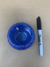 Load image into Gallery viewer, Periwinkle Blue Pot with Silver Glitter