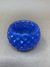 Load image into Gallery viewer, Periwinkle Blue Pot with Silver Glitter