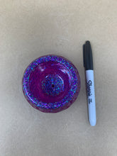 Load image into Gallery viewer, Pinkish-Purple Pot with Purple and Blue Glitter