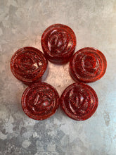 Load image into Gallery viewer, Red Rose Magnets - Set of 5