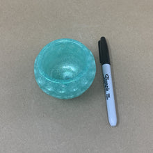 Load image into Gallery viewer, Tremendous Teal Pot with Green &amp; Gold Glitter
