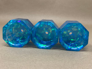 Ocean Blue Tiny Pots - Set of 3